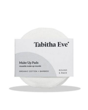 Tabitha Eve Reusable Bamboo & Cotton Make Up Pads 5's