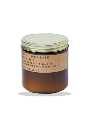 P.f. Candle Co. No. 11 Amber & Moss Soy Candle 7.2 Oz