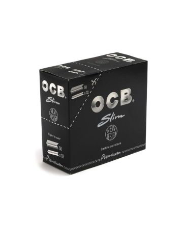 Ocb Black Premium King Size Slim Rolling Papers Pack Of 50 Booklets