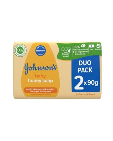 Johnson's Baby Soap Honey Duo Pack 90g