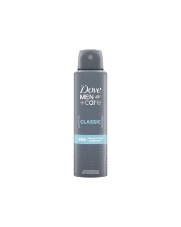 Dove Mens Antiperspirant 150ml Classic Care 