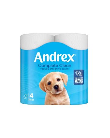 Andrex Toilet Roll White 4s