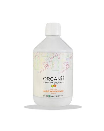 Organii Organic Aloe Mouthwash Citrus 500ml