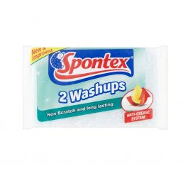 Spontex Non Scratch Washups 2s